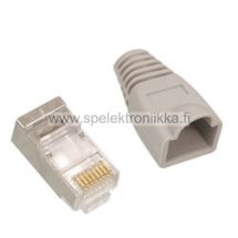 Modular liitin 8/8 (RJ-45) suojattu CAT5 kaapelille