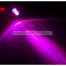 Superkirkas LED 5 mm pinkki tyypillisesti 1500 mcd