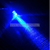 LED 5 mm superkirkas sininen tyypillisesti 4900 mcd