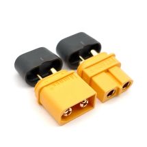 XT-60H liitinpari suojalla 1 x XT60H uros ja 1 x XT60H naaras
