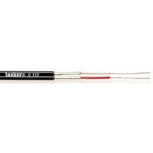 Tasker C117 mikrofoni/kuulokekaapeli, 2 x 0.08 mm + suoja, litteä, OFC