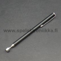 Teleskooppimagneetti magneettinen noukkija musta/kromi 130mm halkaisija 6.8/7.4mm