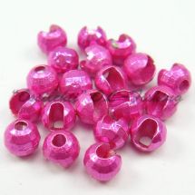 Tungsten Disco Beads Pinkish RED metallic 4.0 mm 20kpl TFH®