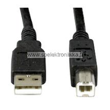 USB A / B -kaapeli 3 m USB 2 Hi Speed