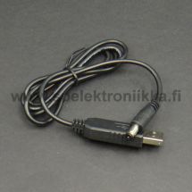 USB DC/DC step-up-omvandlare USB-steg-up-omvandlare 5V / 12V 2,5 / 5,5 mm DC-kontakt i änden