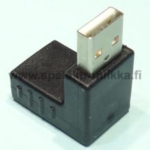 USB -kulma-adapteri USB A uros / USB A naaras