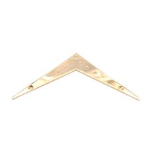 V-tyylinen tailpiece-levy, 6-kielinen, gold