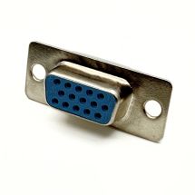 D15-naarasliitin High Density (VGA) juotettava