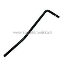 Vibratallan kampi TRKA29BK arm dia. 6.00 mm, musta ei nuppia