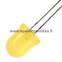 Vilkkuled 10mm keltainen diffusoitu linssi