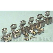 Virityskoneisto SPG338BLK (OLG338) Kluson tyyliset ovaalinupit 6L, musta