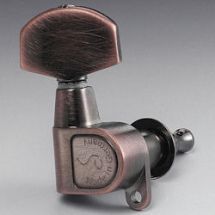 Virityskoneisto 3L + 3R Schaller 10010823.02.36 M6 Vintage Copper