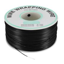 Räppilanka 30AWG, musta, 250m rulla