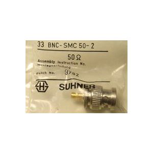 FO liitin Suhner 33 BNC-SMC 50-2