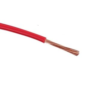 Asennusjohto monisäikeinen punainen 4 mm²