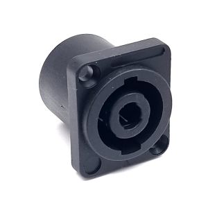 PA-runkoliitin, suorakaide, lukkituva PA4S -Speakon-tyylinen tukeva liitin