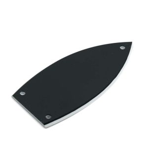 Kaularaudan peitelevy "surfboard", black / white, Hosco Japan