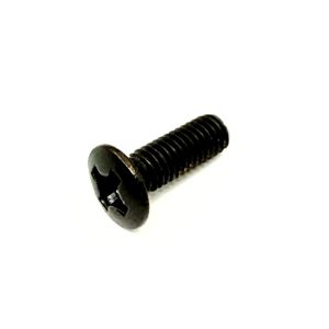 Ovaalikanta koneruuvi 3mm x 10mm musta