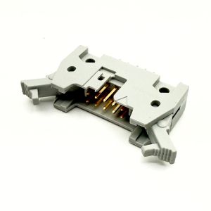 10pin (2x5) IDC-uros piirilevylle - suora - lukolla