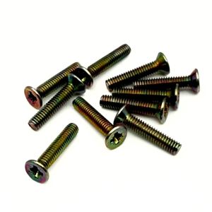 Koneruuvi 2.5 x 12 mm ristipää phillpis uppokanta 10 kpl