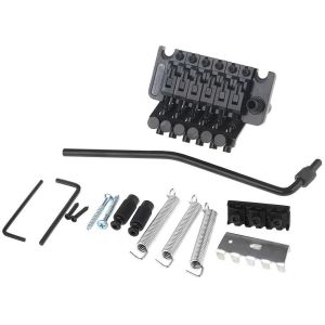 Floyd rose -tyylinen tremolo, 6-kielinen, musta, DL6BK