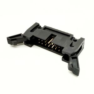 14pin (2x7) IDC-uros piirilevylle - suora - lukolla