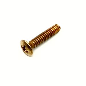 Ovaalikanta koneruuvi 3.5mm x 18mm kulta