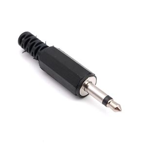 Monoplugi 3.5 mm, muovikuori, taivutussuojalla