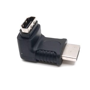 HDMI kulma-adapteri, lähtö alas