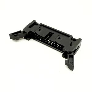 20pin (2x10) IDC-uros piirilevylle - suora - lukolla