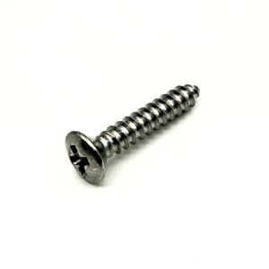 Ovaalikanta puuruuvi 2.5mm x 15mm kromi