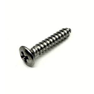 Ovaalikanta puuruuvi 2.5mm x 18mm kromi