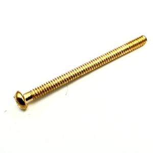 Kupukanta koneruuvi 2.5mm x 32mm kulta