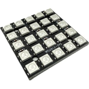 WS2812 5050 RGB LED matriisi 25bit