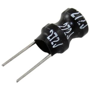 Pienoiskuristin 2700uH = 2.7mH pystymalli