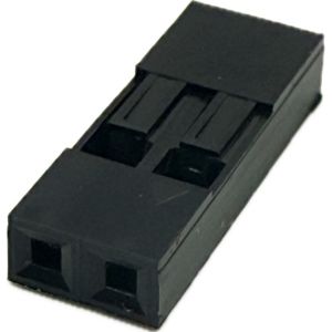 DuPont liitinkuori r. 2.54 mm, 2 -napainen