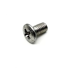 Ovaalikanta koneruuvi 3mm x 6mm kromi
