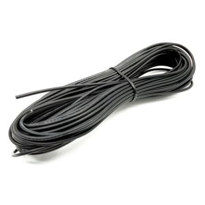 Asennusjohto musta 0.34mm² (22AWG) 10m