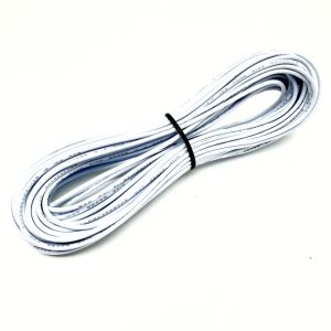Asennusjohto valkoinen 0.34mm² (22AWG) 10m