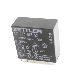 Rele 36V / 6A 2 x vaihto (RE10)