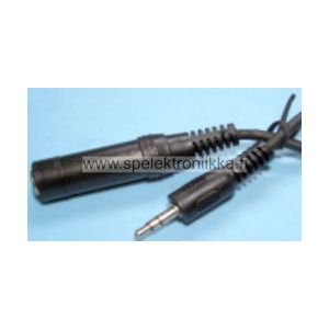 3.5mm stereo plugi / 6.3mm stereo jakki johto