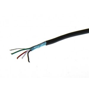 4-conductor shielded pickup lead wire, 1m