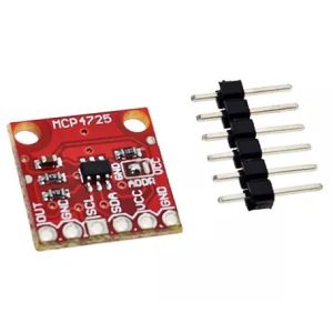 MCP4725 DAC moduuli 12 bittinen I2C ohjauksella