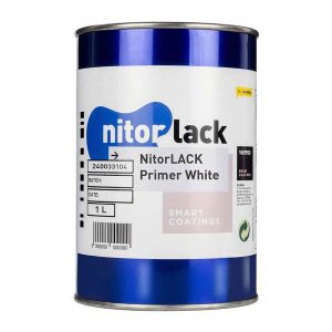 NitorLACK nitrocellulose primer white - 1000ml can