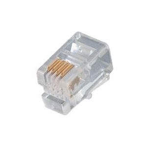Modular liitin 4/4 (RJ9) ei suojaa