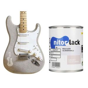 NitorLACK nitroselluloosalakka silversparkle - 500 ml tölkki