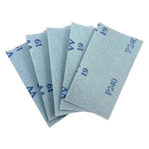 NitorLACK Flex latex sanding sheets 130 x 75 mm sheets K240 - 5 pcs
