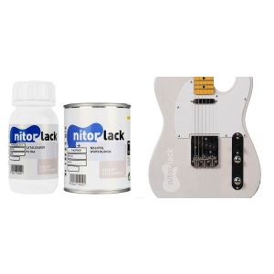 NitorLACK NitorPOL polyuretaanimaali valkoinen blondi - 500 ml tölkki + 250 ml kovete
