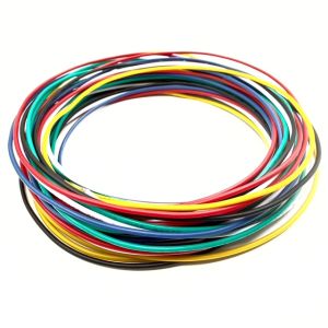 Asennusjohto monisäikeinen 6 väriä 0.34mm² (22AWG) x 2m