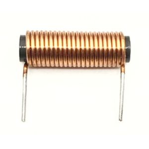 Kuristin ferriittirungolla n.10µH lanka n. 1.3 mm koko n.11 x 33mm rasteri n. 30mm